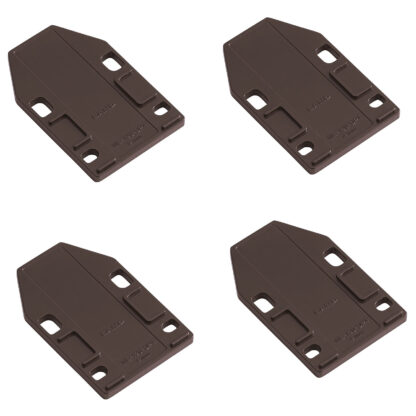 Placa espaçadora de 4 peças ML-120-DP4-BR, 70 mm (2-3/4") da Sugatsune, marrom. Imagem do produto