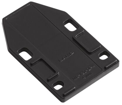Placa espaçadora de 4 peças, feita de poliacetal, superfície: preta, 70 mm (2-3/4"), ML-120-DP4-BL. Placa de compensação para fechos magnéticos ML-120BR, ML-120W e ML-120BL da Sugatsune, da Sugatsune / LAMP® (Japão) - Image 5