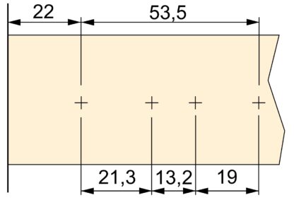 2 peças elegante fecho de pressão, superfície: cinzento, 62 mm (2-7/16"), versão: não magnética, 2033821. Fecho push-to-open robusto para portas de móveis, portas de armários, abas e muito mais, da EMUCA - Image 3