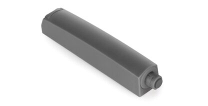 2 peças de fecho de pressão elegante, com caixa de montagem, superfície: cinzento antracite, versão: não magnética, 1900223. Abridor de porta push-to-open estável para portas de móveis, portas de armários, abas e muito mais, da EMUCA - Image 5