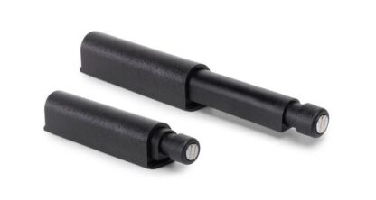 2 peças elegante fecho de pressão, superfície: preto, 62 mm (2-7/16"), versão: magnética, 2033917. Fecho push-to-open estável para portas de móveis, portas de armários, abas e muito mais, da EMUCA - Image 4