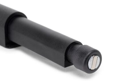 2 peças elegante fecho de pressão, superfície: preto, 62 mm (2-7/16"), versão: magnética, 2033917. Fecho push-to-open estável para portas de móveis, portas de armários, abas e muito mais, da EMUCA - Image 5