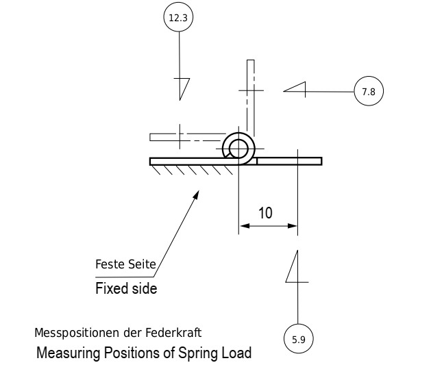 2 peças de cinta de mola de alta qualidade, feitas de aço inoxidável SUS304, 32 mm (1-17/64"), torque: 12,3 N·m, TH-61SUS-2. Dobradiça robusta de mola para abas de dispositivo, portas, tampas e muito mais, por TOCHIGIYA (Japão) - Image 4