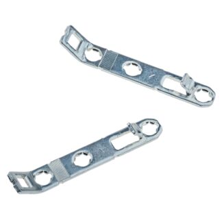 2 peças de montagem frontal, para alturas de estrutura de 90, 122 e 186 mm, F102021855, da GRASS. Imagem do produto