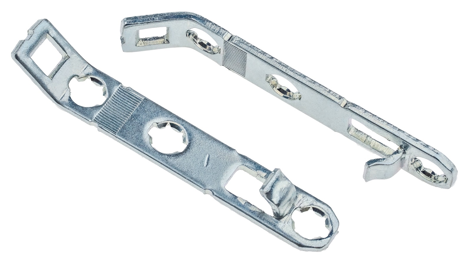 2 peças de montagem frontal (esquerda + direita), para alturas de estrutura de 90, 122 e 186 mm, F102021855. Gancho para frente de gaveta, GRASS Nova Pro One, GRASS Nova Pro Scala e muito mais, fabricante: GRASS - Image 3