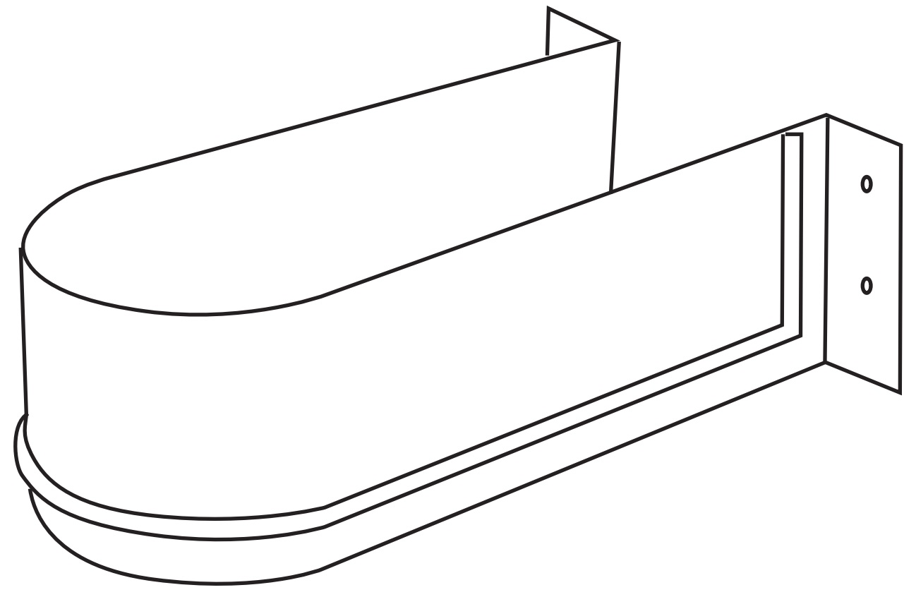 Recorte de sifão curvo, feito de plástico, superfície: cinza, 3044421. proteção de sifão para lavatório, armário de cozinha, armário de banheiro, sifão, ralo e muito mais, da EMUCA - Image 4