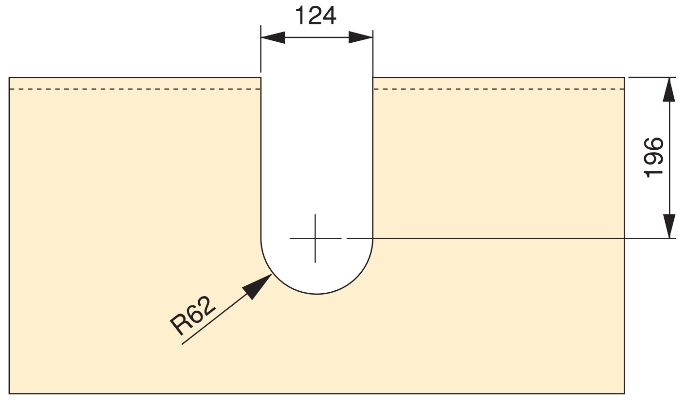 Recorte de sifão curvo, feito de plástico, superfície: cinza, 3044421. proteção de sifão para lavatório, armário de cozinha, armário de banheiro, sifão, ralo e muito mais, da EMUCA - Image 3