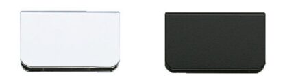 Contraplaca para vidro com espessura de 5 mm (13/64"), feita de aço, superfície: preta, 35 mm (1-3/8"), K-110B. Contraparte para porta de armário de vidro, papa-moscas magnético e muito mais, da Sugatsune / LAMP® (Japão) - Image 3