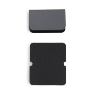 Gegenplatte für Glasstärke 6 mm (15/64″) K-110B und K-110-P6, 35 mm (1-3/8″) von Sugatsune, schwarz. Produktbild
