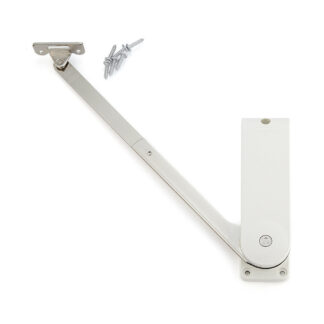 suporte de aba de alta qualidade, HDS-30ML-WT, por Sugatsune, branco, versão: esquerda. Imagem do Produto