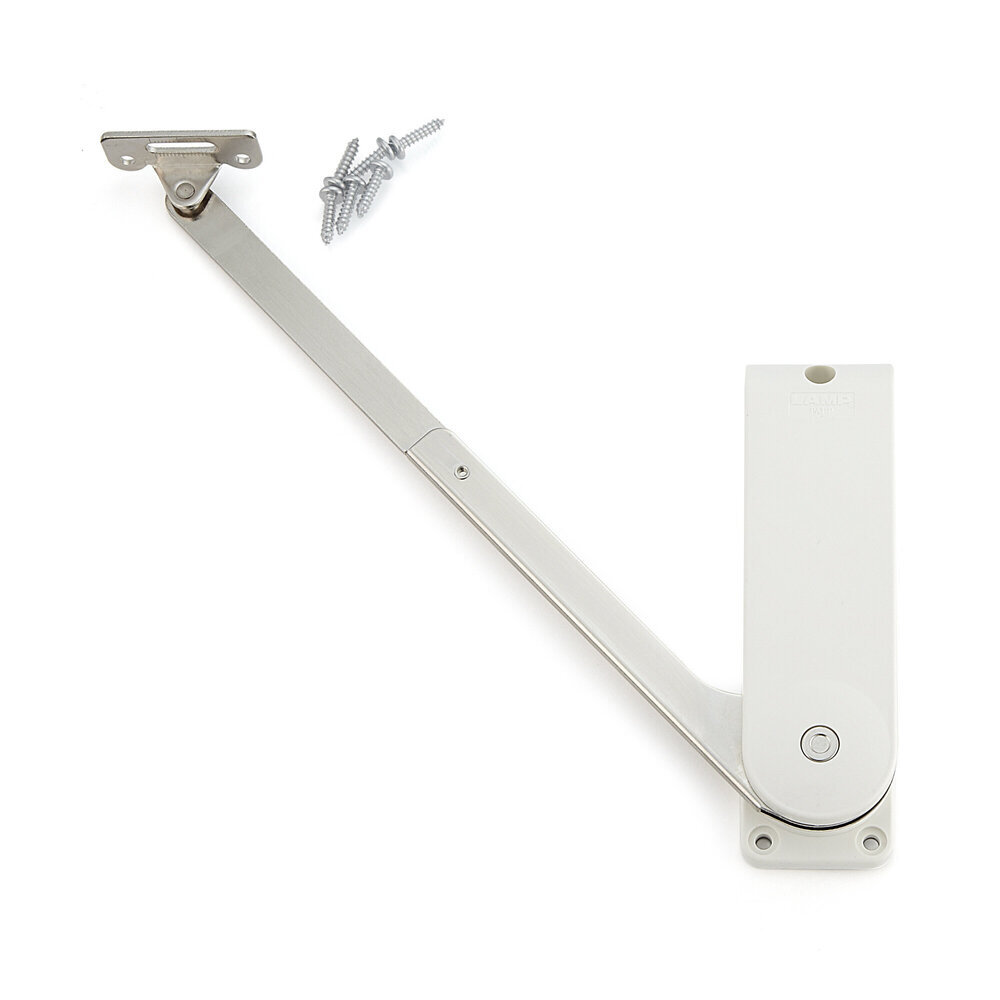 suporte de aba de alta qualidade, HDS-30ML-WT, por Sugatsune, branco, versão: esquerda. Imagem do Produto
