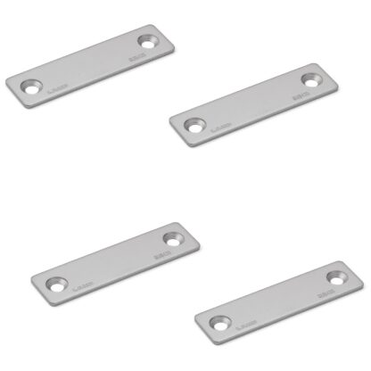 4 Peças Placa Contrária Magnética Resistente à Corrosão, AS-68, 68 mm (2-43/64"), por Sugatsune. Imagem do produto