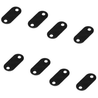 8 pcs Placa de Contador Magnético Oval Longo com 2 Furos Rebaixados, MC-YN001U-BL, 35 mm (1-3/8"), por Sugatsune, Preto. Imagem do produto