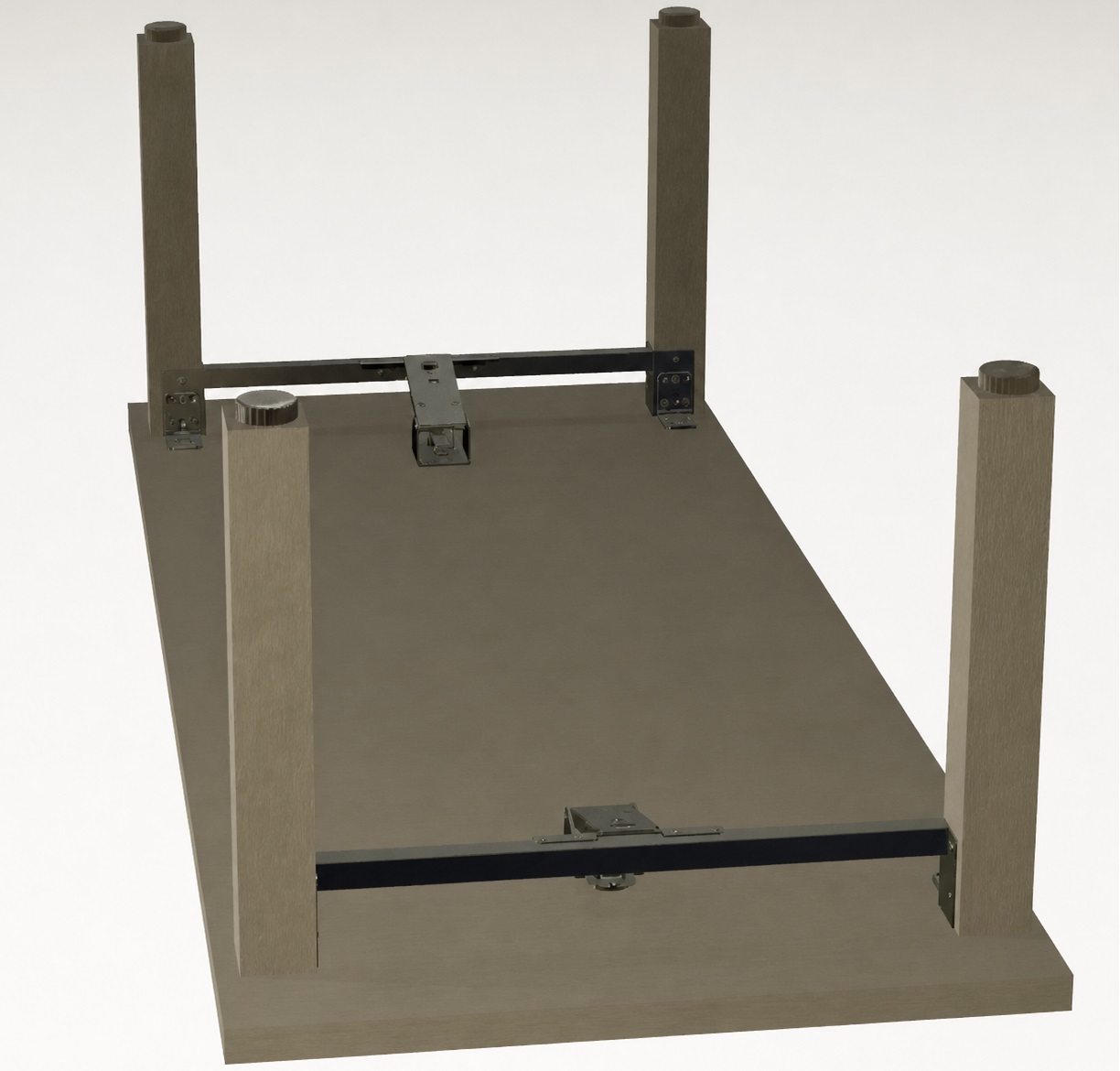 4 peças de ajustador robusto para móveis, capacidade de carga: 600 kg (1323 lbs), superfície: branca, ⌀25 mm (63/64"), versão: padrão, B571-25-WH. Pé ajustável para pernas de mesa, pernas de móveis, pés de armário e muito mais, por Kojima (Japão) - Image 6