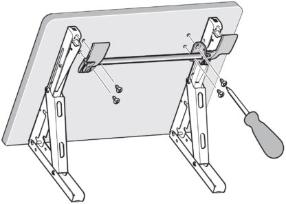 Biela prática, versão: para dois consoles dobráveis, EB-907560 e EB-907572. Alavanca de conexão com uma mão para Robust Soft by ROCA e console dobrável EB-DA, da Sugatsune / LAMP® (Japão) - Image 4