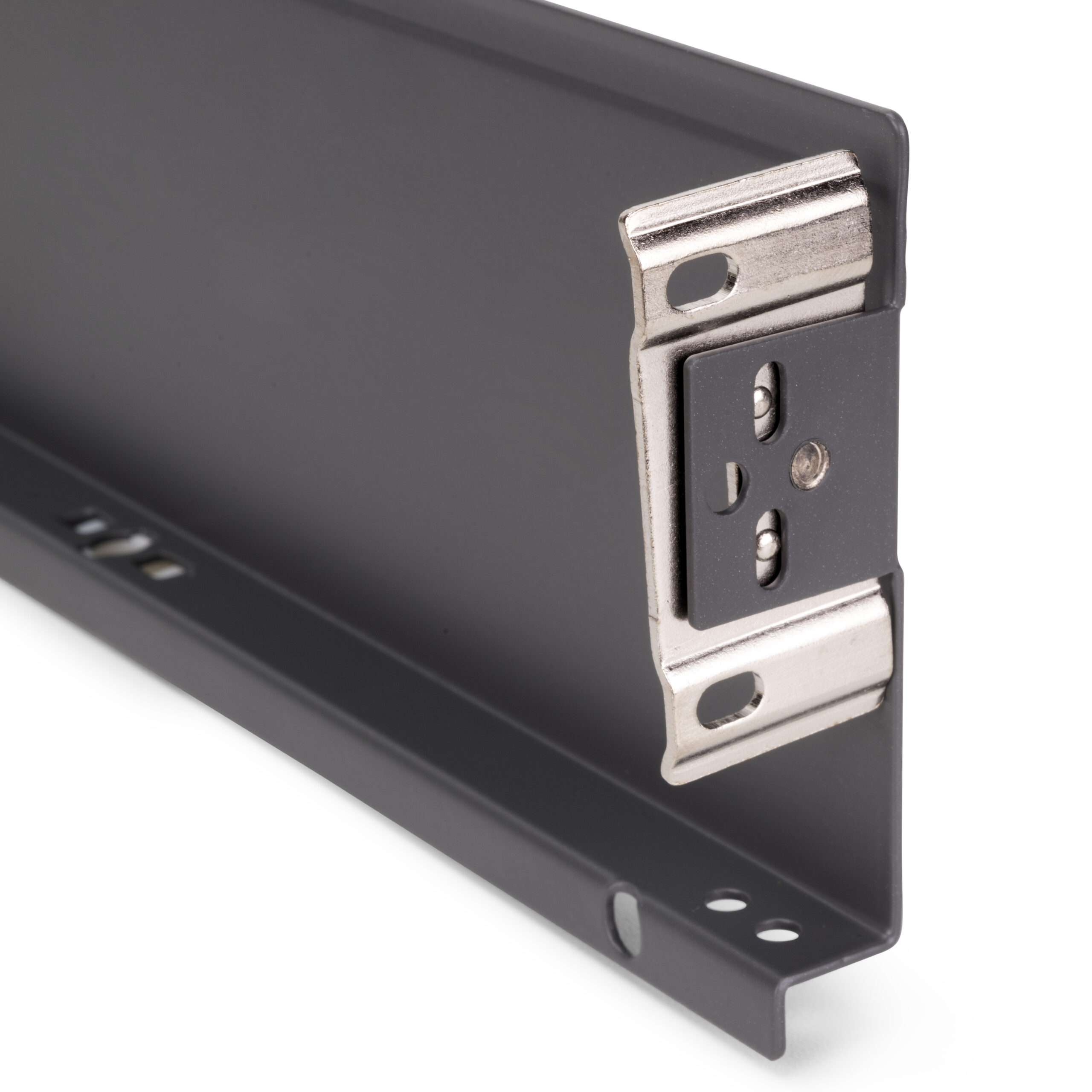 Jogo de gavetas, com molduras extra finas, altura: 88 mm (3-15/32"), superfície: cinzento antracite, 400 mm (15-3/4"), versão: extraível parcial com fecho suave, conjunto de gavetas 3275235. para móveis de cozinha e muito mais, da EMUCA - Image 3