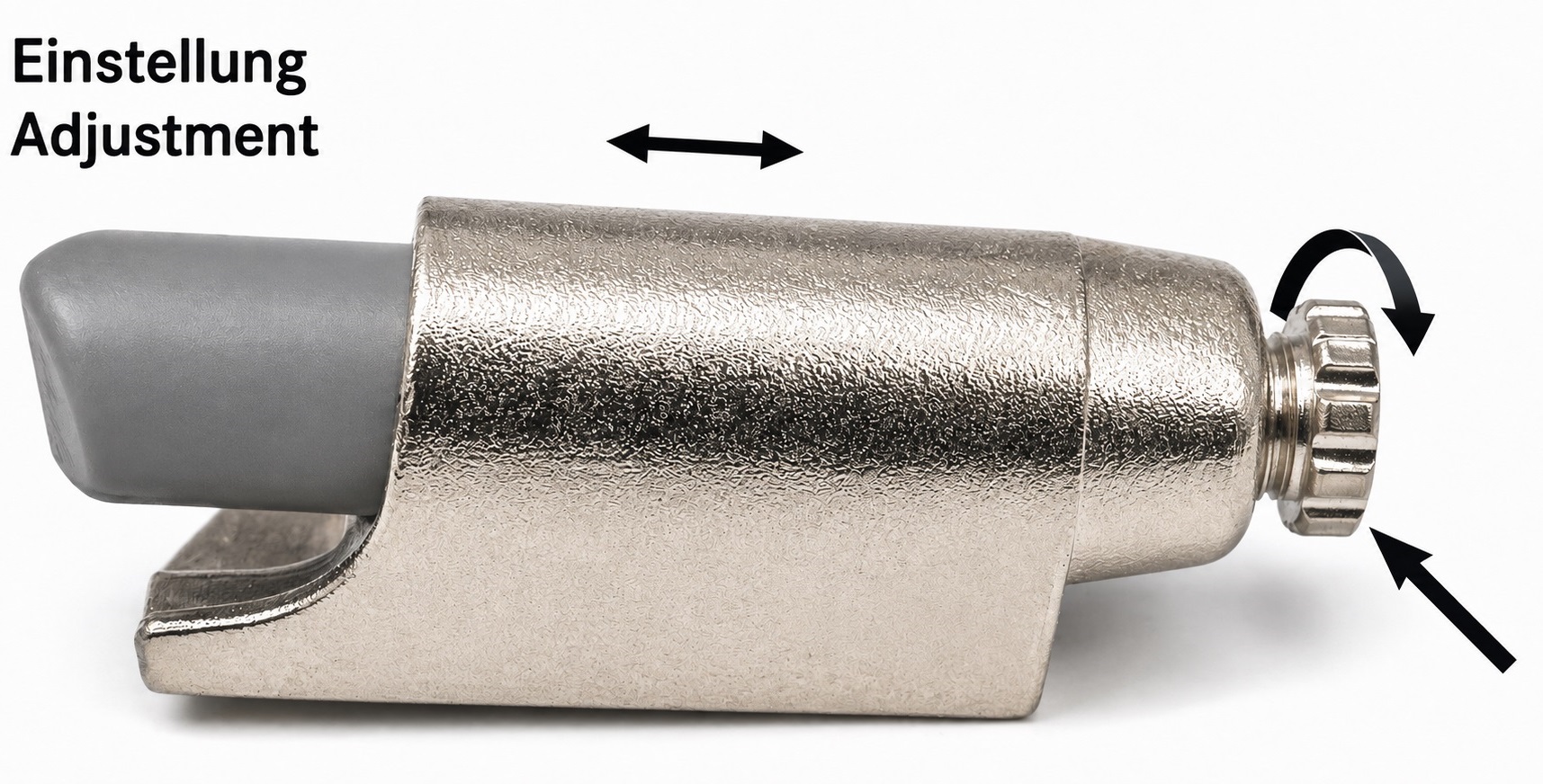 Amortecedor de fechamento suave, F069073711. Amortecedor robusto para dobradiça Nexis Click-on Mirro, Nexis Click-on Mirro - 15° Articulação e muito mais, Fabricante: GRASS - Image 2