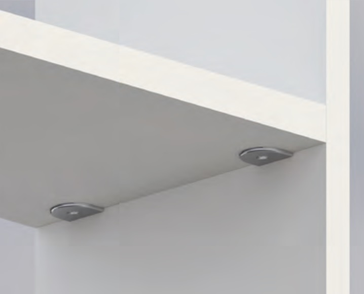 20 peças de conexão excêntrica estável ⌀20 mm com flange e revestimento externo de garra para espessura de placa de 19 mm (3/4"), feito de Zamak, 8070907. Conector excêntrico robusto para conexão de móveis e muito mais, da EMUCA - Image 7