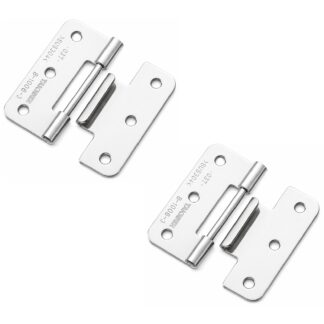2 peças de dobradiça plug-in de alta qualidade, B-1006-3, altura: 40 mm, da TAKIGEN, capacidade de carga: 4 kg (9 lbs). Imagem do Produto
