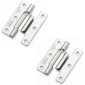 2 peças de dobradiça plug-in de alta qualidade, B-1006-2, altura: 50 mm, da TAKIGEN, capacidade de carga: 6 kg (14 lbs). Imagem do Produto