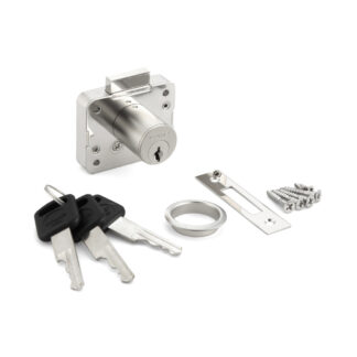 Fechadura de armário, com chave diferente 2550-24-DN-B, por Sugatsune / LAMP (Japão)