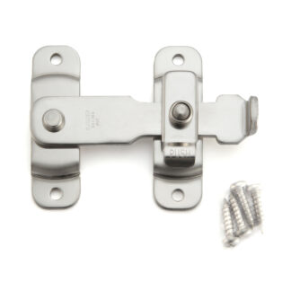 Trava de barra de aço inoxidável SUS304 (V2A), com mola BLL-100, da Sugatsune / LAMP (Japão)