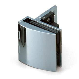 Dobradiça de Porta de Vidro, Semi-Superfície, com Função de Trava GH-456C-CR, por Sugatsune / LAMP (Japão)