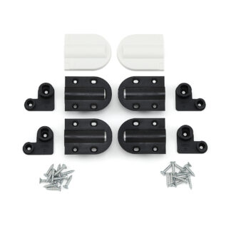 Dobradiça de amortecemento, com capa, HG-JHM20-80WT branca, por Sugatsune / LAMP (Japão)