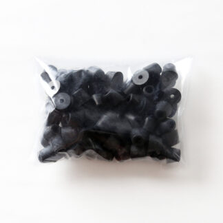 Pé ajustável, borracha, pacote de 100 K-12-P100, por Sugatsune / LAMP (Japão)