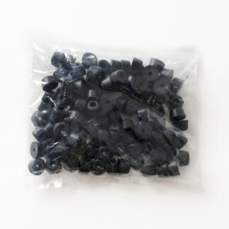 Pé ajustável, borracha, pacote de 100 K-18-P100, por Sugatsune / LAMP (Japão)