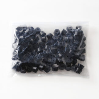 Pé ajustável, borracha, pacote de 100 K-20-P100, por Sugatsune / LAMP (Japão)