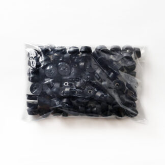 Pé ajustável, borracha, pacote de 100 K-24-P100, por Sugatsune / LAMP (Japão)