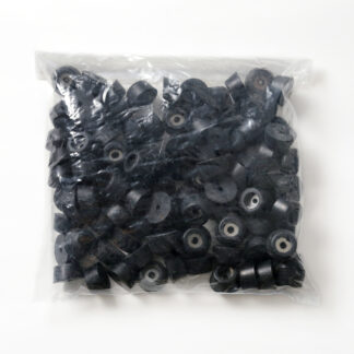 Pé Ajustável, Borracha, Pacote de 100 K-34-P100, por Sugatsune / LAMP (Japão)