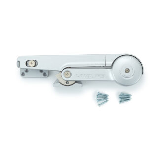 Fechador de porta com amortecedor de fechamento suave, cor da superfície: Prata, LDC-N22SL, da Sugatsune / LAMP (Japão)