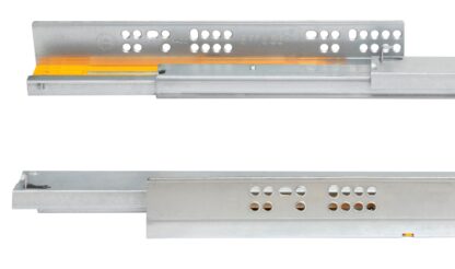 Corrediça sob o piso, capacidade de carga: 30 kg (67 lbs), 250 mm (9-27/32"), versão: extensão total com fecho suave, 3124005. Extensão de piso de alta qualidade para gaveta de madeira, gaveta de madeira, prateleira de madeira e muito mais, da EMUCA - Image 4