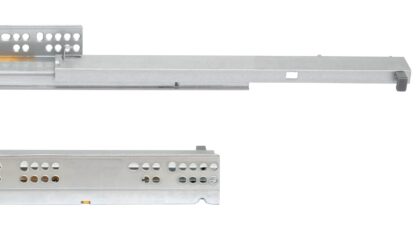 Corrediça sob o piso, capacidade de carga: 30 kg (67 lbs), 250 mm (9-27/32"), versão: extensão total com fecho suave, 3124005. Extensão de piso de alta qualidade para gaveta de madeira, gaveta de madeira, prateleira de madeira e muito mais, da EMUCA - Image 5