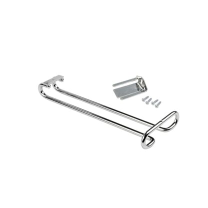 Suporte para copos de vinho de alta qualidade, em aço, superfície: cromado, 280 mm (11-1/32"), 8930011. Prático cabide de vidro para taças de vinho, taças de champanhe, taças de cocktail, taças de conhaque, taças e muito mais, da EMUCA