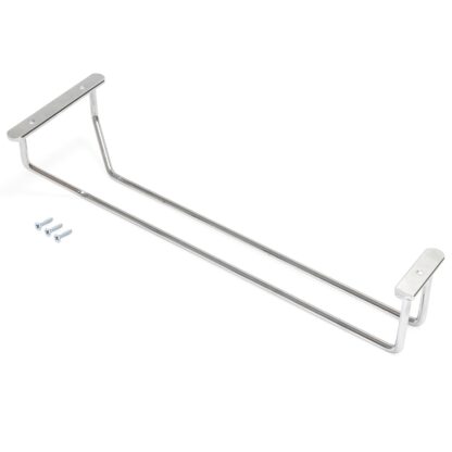 Suporte para copos de vinho de alta qualidade, em aço, superfície: cromado, 340 mm (13-25/64"), 8938011. Cabide prático para copos de vinho, taças de champanhe, taças de cocktail, taças de conhaque, cálices e muito mais, da marca EMUCA